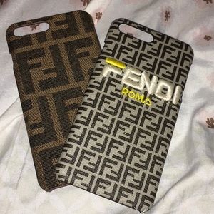 2 Fendi iphone 8plus cases